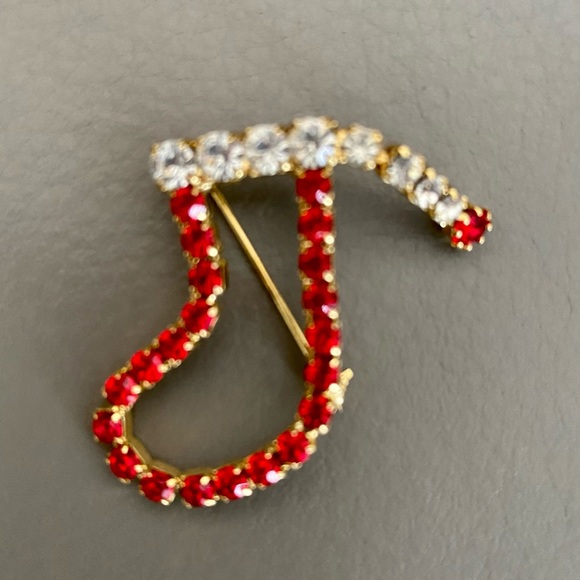 Rhinestone Christmas brooches - Picture 4 of 5